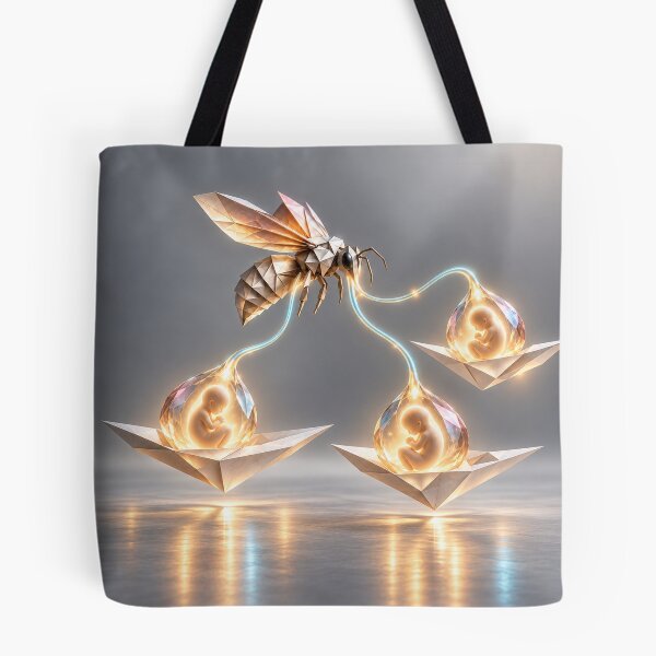 Item preview, Golden Origami Bee — The New Pollination designed and sold by Qenlo.