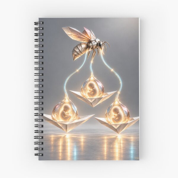 Item preview, Golden Origami Bee — The New Pollination designed and sold by Qenlo.