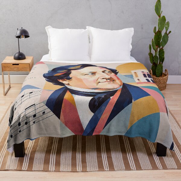 Item preview, Gioachino Rossini Portrait Illustration – Classical Music Legend designed and sold by GalleryKauffeld.