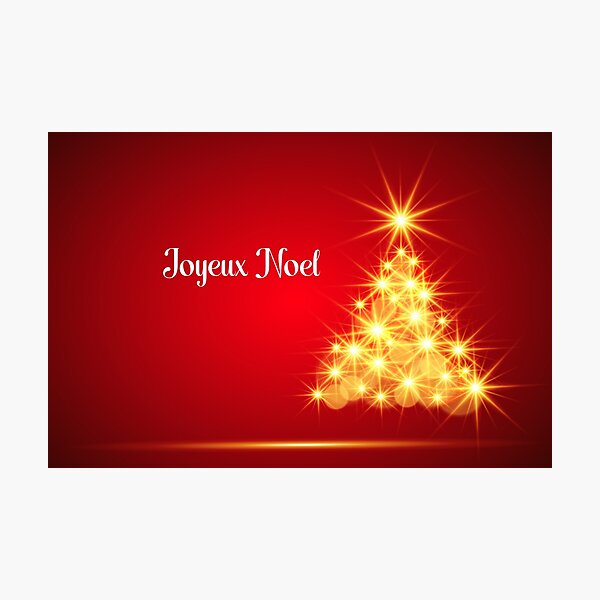 Item preview, Joyeux Noel Avec L'Arbre De Noel Lumineux designed and sold by JonnaHurmerinta.