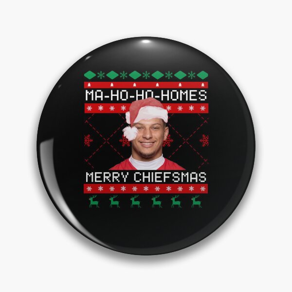 Item preview, Ma Ho Ho Homes Christmas Chiefs Football Fan designed and sold by RDGNR.