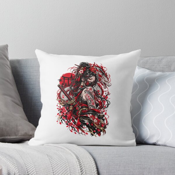 Item preview, Crimson Oni – Japanese Cyberpunk Samurai designed and sold by JN-Designn.