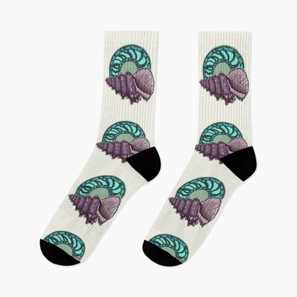 Item preview, Seashells & Waves | Vintage Ocean Art | Coastal Illustration designed and sold by Half Mess.