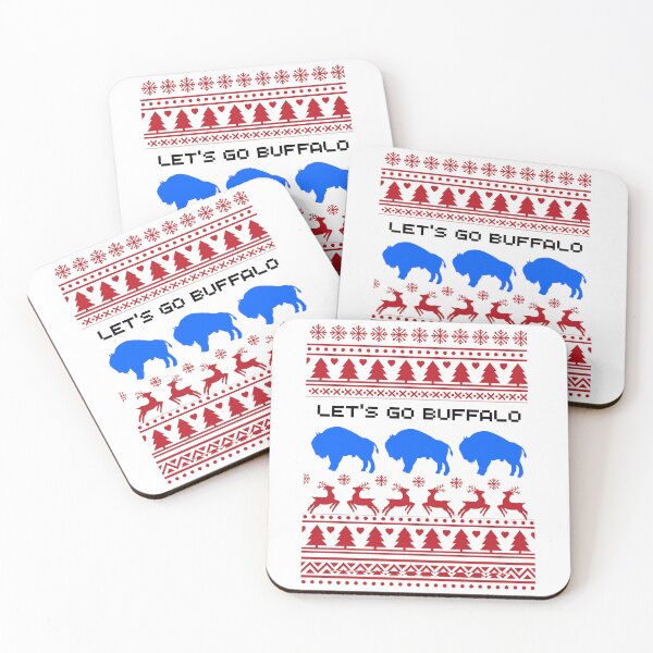 Item preview, Let’s Go Buffalo Bills Ugly Christmas Fan designed and sold by RDGNR.