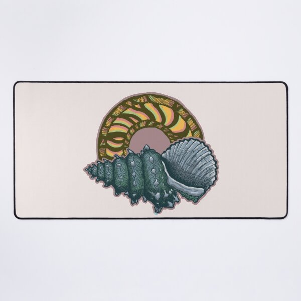 Item preview, Seashells & Waves | Vintage Ocean Art | Coastal Illustration designed and sold by Half Mess.