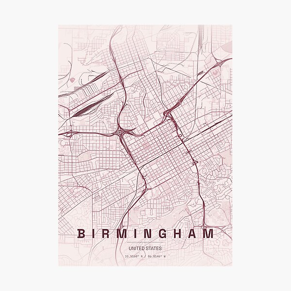 Item preview, birmingham maps us designed and sold by ReginaSeidman.