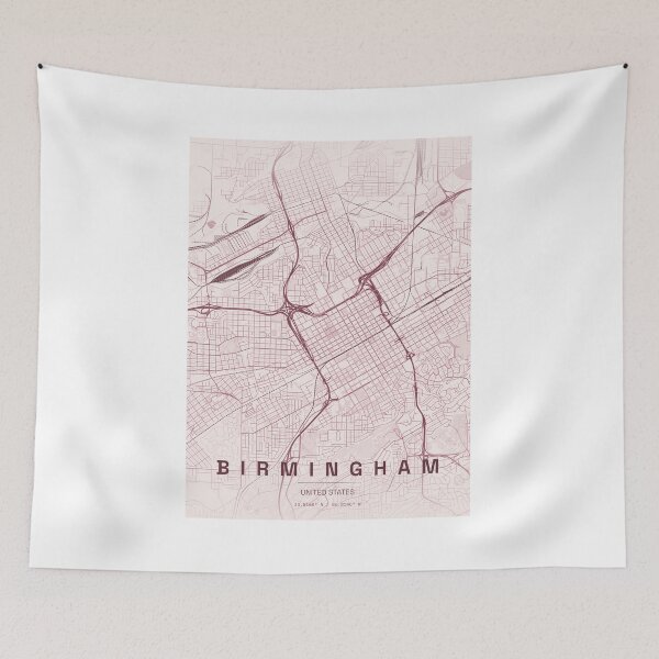 Item preview, birmingham maps us designed and sold by ReginaSeidman.