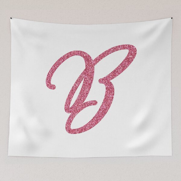 Item preview, Pink Glitter Letter "B" designed and sold by QthePhotog.