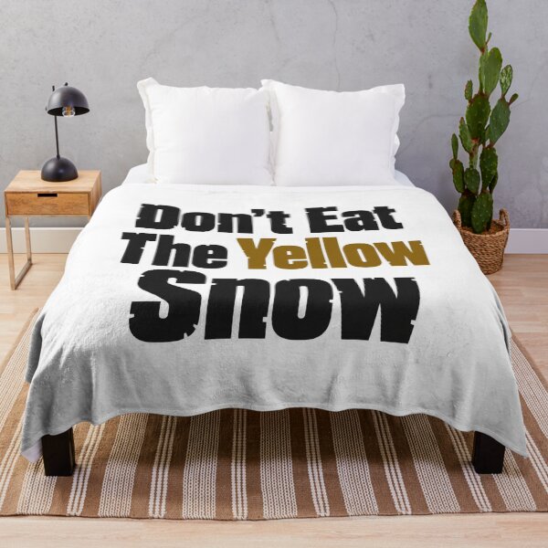 Item preview, Don't Eat The Yellow Snow for Frank Zappa Fans designed and sold by OnlyCoolVibes.