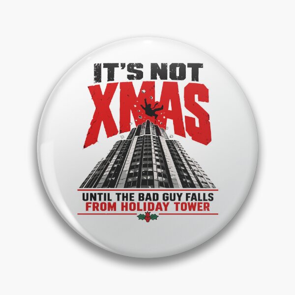 Item preview, It's Not Xmas Until Bad Guy Falls Holiday Tower designed and sold by RDGNR.