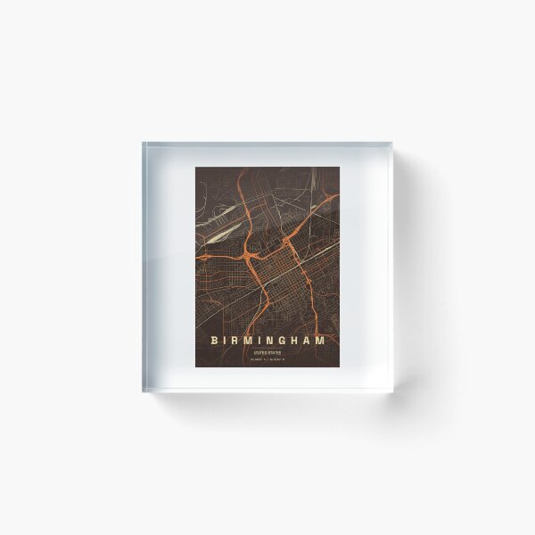 Item preview, birmingham maps us designed and sold by ReginaSeidman.