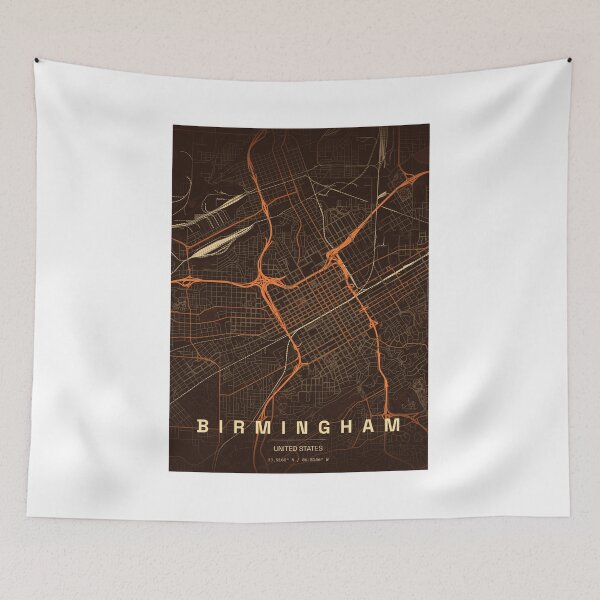 Item preview, birmingham maps us designed and sold by ReginaSeidman.