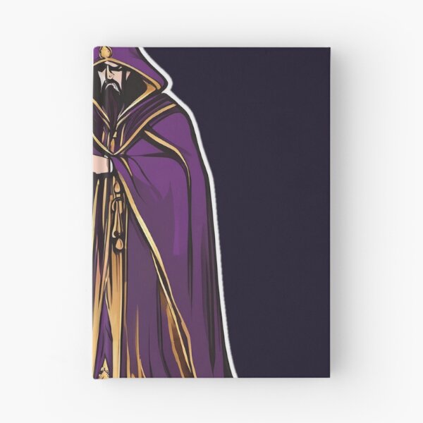 Item preview, Guilty as Charged – Hooded Wizard Judge with a Golden Gavel designed and sold by Wyyder's Spellbook.