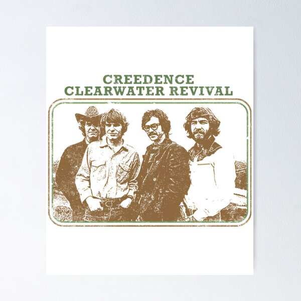 Item preview, Creedence Clearwater Revival Sepia Band  designed and sold by AudenCrewe.