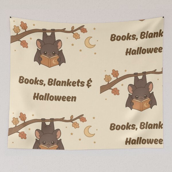 Item preview, Books, blankets & halloween designed and sold by creativityisfun.
