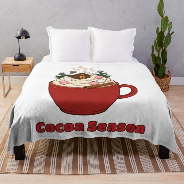Item preview, Cocoa Season Cozy Winter Cabin Hot Chocolate Mug designed and sold by Bornprints.