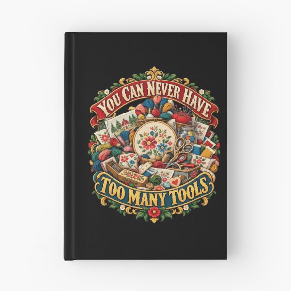 Item preview, Funny Whimsical Pile Specialized Tools Cross Stitch Lover designed and sold by Aqouiatiqe.