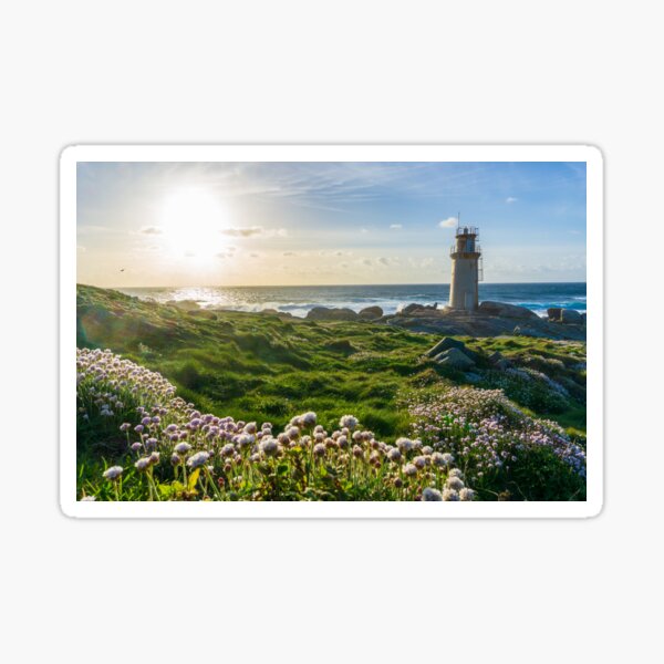 Lighthouse in Muxia Sticker