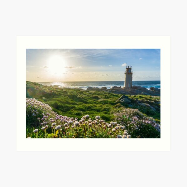 Lighthouse in Muxia Art Print