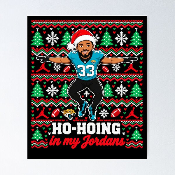 Item preview, Christmas Football Ho-Hoing In My Jordans Player designed and sold by RDGNR.