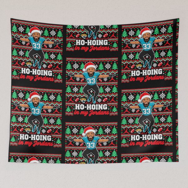 Item preview, Christmas Football Ho-Hoing In My Jordans Player designed and sold by RDGNR.