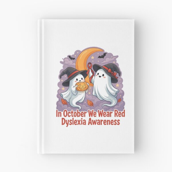 Item preview, In October We Wear Red Dyslexia Awareness Red Ribbon designed and sold by Redgiant87x.