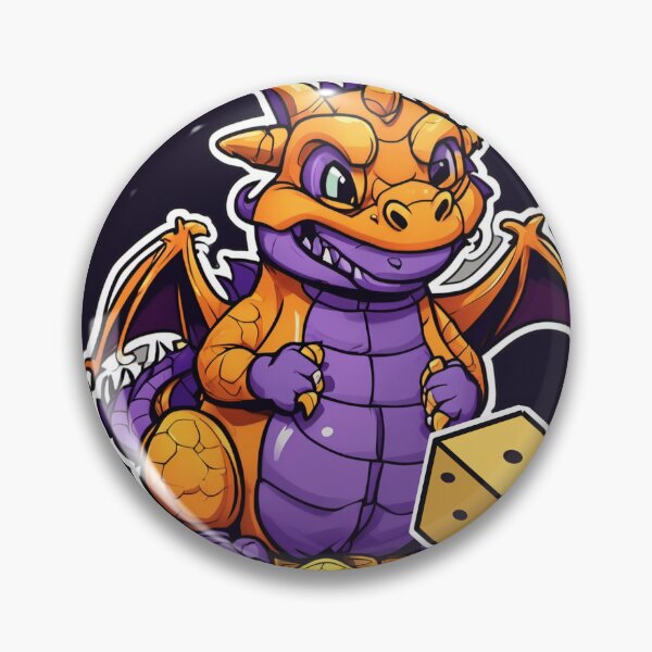 Item preview, Roll for the Hoard – Little Dragon with a Golden Die designed and sold by Wyyder's Spellbook.