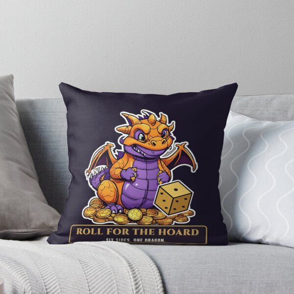 Item preview, Roll for the Hoard – Little Dragon with a Golden Die designed and sold by Wyyder's Spellbook.