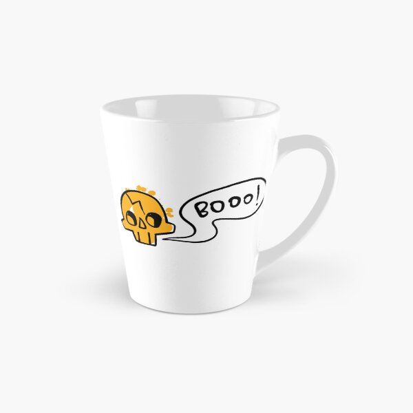 Item preview, Boo Yellow Skull Halloween Sticker, Funny Spooky Skull Speech Bubble designed and sold by Minem39.
