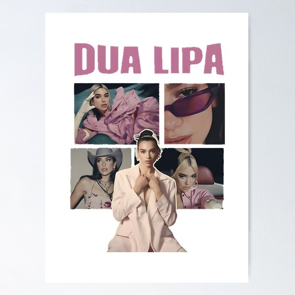 Item preview, Dua Lipa Inspired Retro Future Nostalgia Pop Star Design designed and sold by Corderito.
