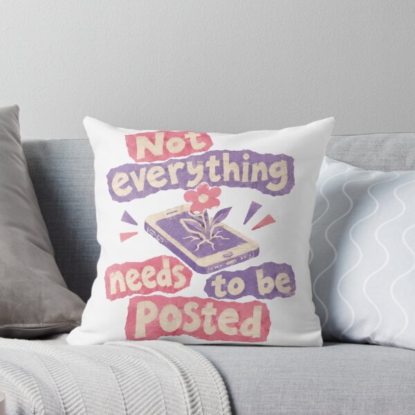 Item preview, Not Everything Needs To Be Posted Funny Social Media Break designed and sold by Pixel-Pine.