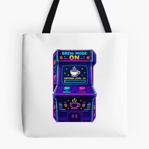 Item preview, Brew Mode On Retro Pixel Art Coffee Arcade Gamer designed and sold by bagavons.