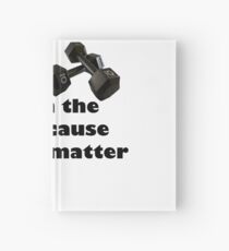You push through the pain because results matter Notizbuch