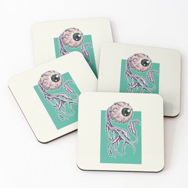 Item preview, Floating Eyeball & Tissue | Surreal Anatomy Art | Macabre Art designed and sold by Half Mess.