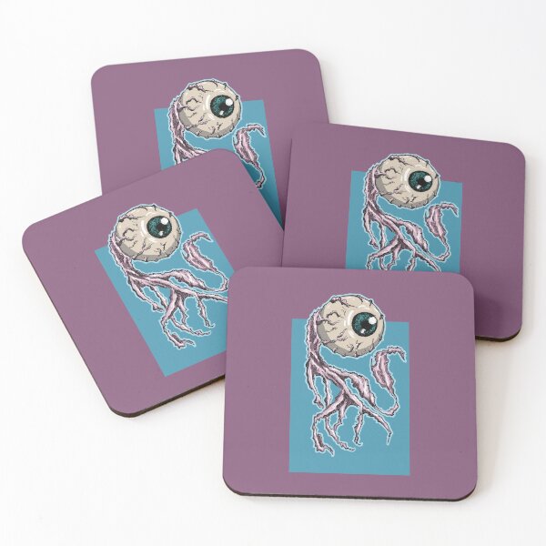 Item preview, Floating Eyeball & Tissue | Surreal Anatomy Art | Macabre Art designed and sold by Half Mess.