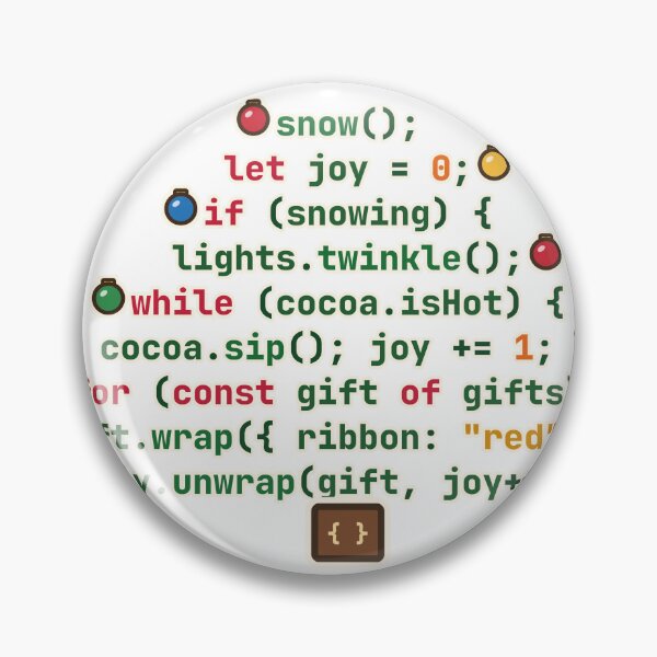 Item preview, Programmer Christmas Tree Made of Code Developer Gift designed and sold by Bornprints.