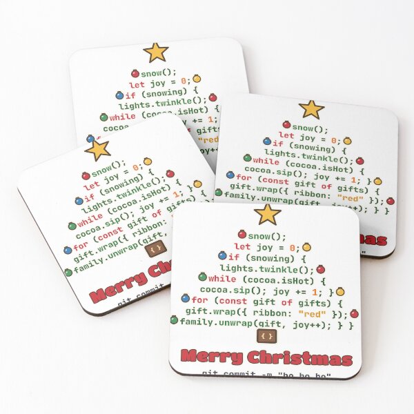 Item preview, Programmer Christmas Tree Made of Code Developer Gift designed and sold by Bornprints.
