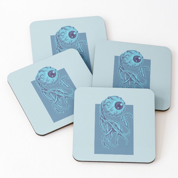Item preview, Floating Eyeball & Tissue | Surreal Anatomy Art | Macabre Art designed and sold by Half Mess.