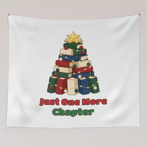 Item preview, Just One More Chapter Book Christmas Tree for Readers designed and sold by Bornprints.
