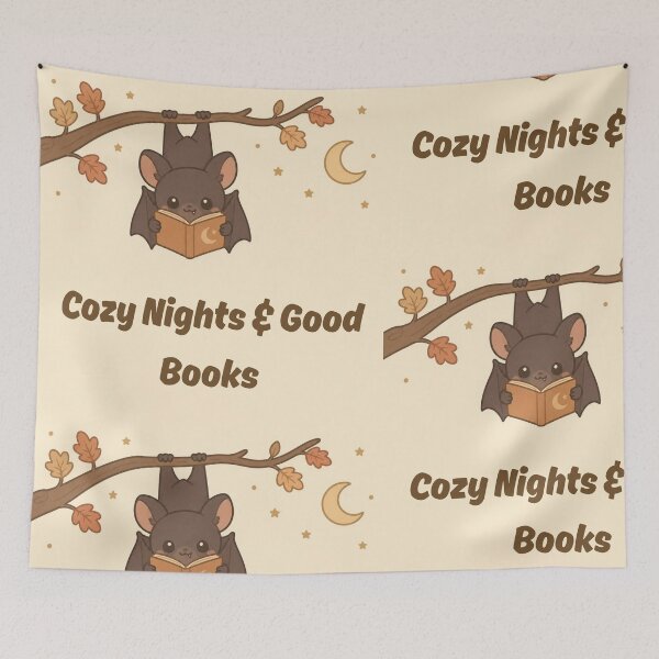 Item preview, Cozy nights & good books designed and sold by creativityisfun.