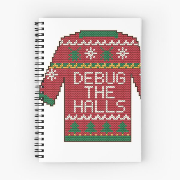 Item preview, Debug the Halls Pixel Knit Christmas Sweater for Coders designed and sold by Bornprints.