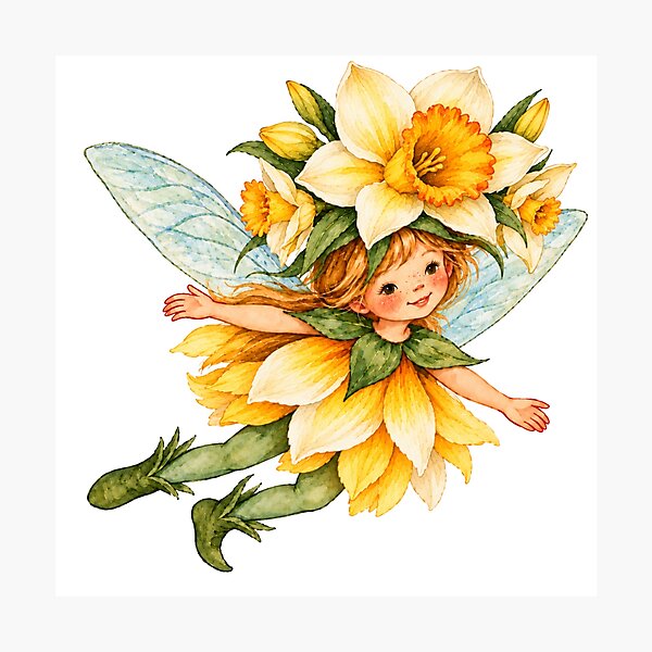 Item preview, Daffodil Flower Fairy designed and sold by Zeewind.