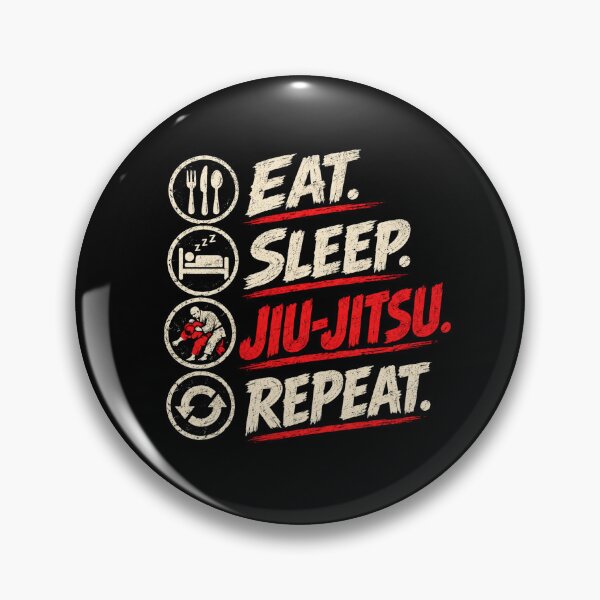 Item preview, Eat Sleep Jiu Jitsu Repeat designed and sold by Moizento.