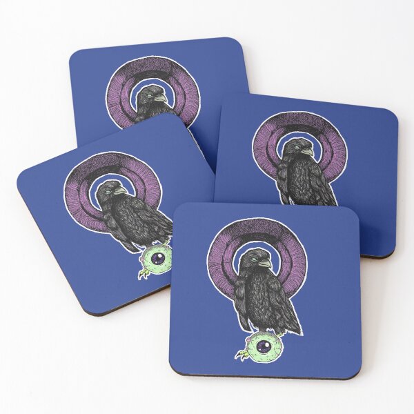 Item preview, Black Raven | Mystical Gothic Art | Surreal Animal Design designed and sold by Half Mess.