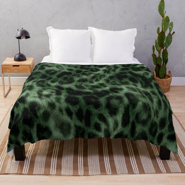 Item preview, Emerald Green Leopard Print Animal Pattern designed and sold by trajeado14.