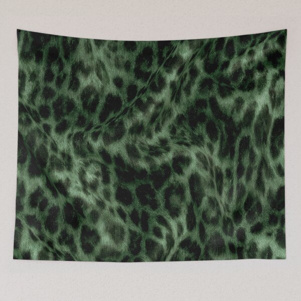 Item preview, Emerald Green Leopard Print Animal Pattern designed and sold by trajeado14.