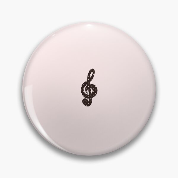 Item preview, Poka Dot Treble Clef designed and sold by EverAfterLace.