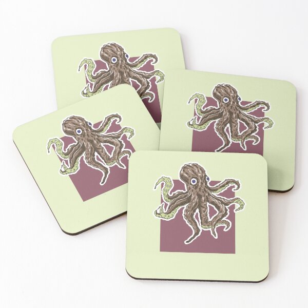 Item preview,  Strange Octopus | Surreal Ocean Art | Marine Nautical Illustration designed and sold by Half Mess.