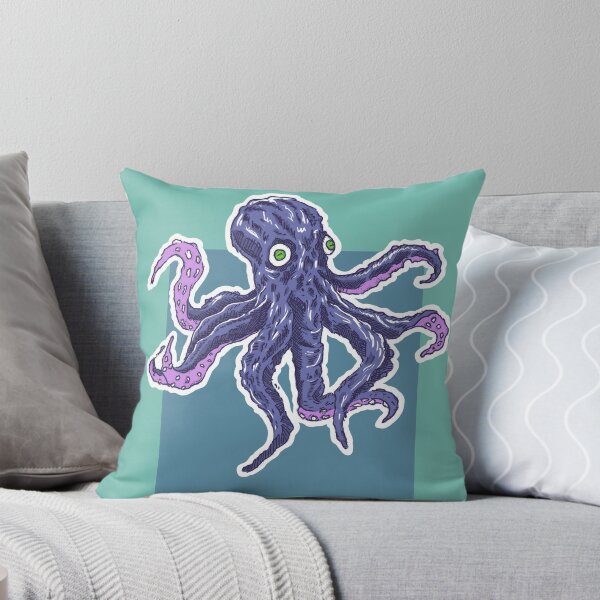 Item preview, Strange Octopus | Surreal Ocean Art | Marine Nautical Illustration designed and sold by Half Mess.