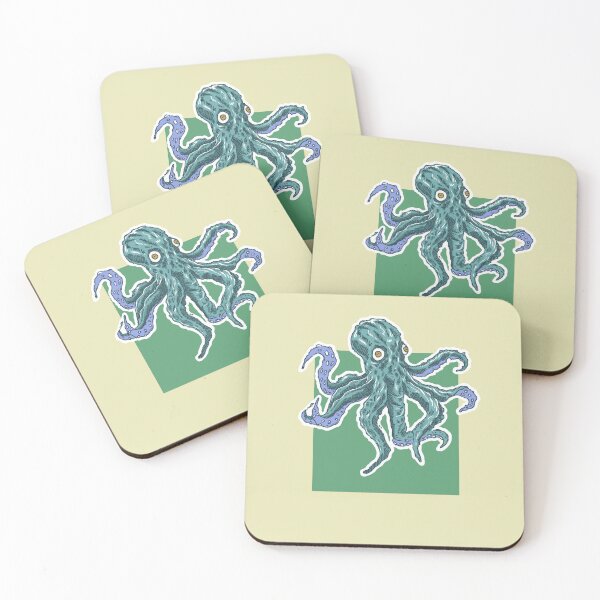 Item preview, Strange Octopus | Surreal Ocean Art | Marine Nautical Illustration designed and sold by Half Mess.
